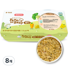 Farm to Baby 孩童室溫輔食粥, 蘋果口味, 110g, 8入