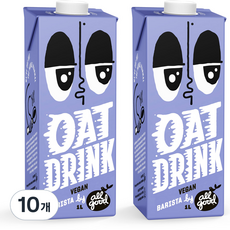 allgood 오트 드링크 바리스타, 1L, 10개