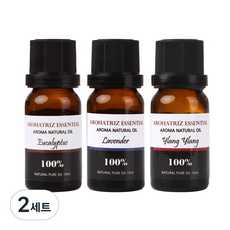 아로하트리즈 에센셜오일 유칼립 투스 + 라벤다 프렌치 + 일랑일랑, 10ml, 2세트