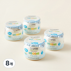 상하목장 베이비 유기농 요거트, 85g, 8개 85g, 8개