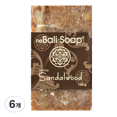Bali Soap Bali Soap 香氣 檀香, 100g, 6個