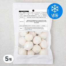 김재규우리떡연구소 굳지않는 흰 깨송편 (냉동), 500g, 1개입, 5개