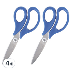 PLUS 普樂士 學校剪刀 SC-145P, 藍色, 4個