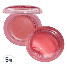 에뛰드 프루티 립앤치크 블러밤, 5개, 03 미지근한 복숭아