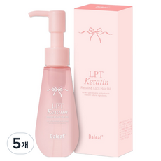 Daleaf LPT 角蛋白修護鎖水護髮油, 5個, 65ml