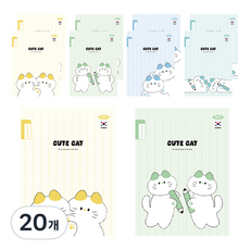 PENPIA 1 000 小學裝訂8格國語筆記本, 20個, 隨機出貨