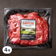 SAVOR 호주산 와규 국거리용 (냉장), 400g, 4개