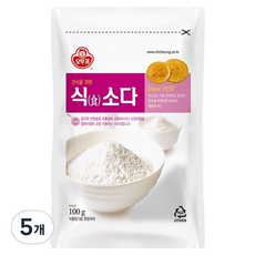 오뚜기 식소다, 100g, 5개