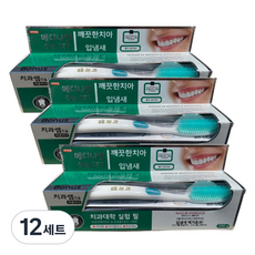 메디나잇 치약 200g + 치과쌤 칫솔 세트, 12세트