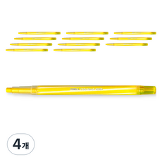 동아 샤프식 색연필 05 노랑 12p, 4개, 1색
