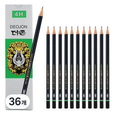 munhwA 더존 4H鉛筆, 混合顏色, 3入