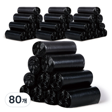 Market Plan 捲筒垃圾塑膠袋 15p, 80個, 2L