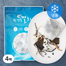 신건호멸치 국내산 5종 통원물 제주무 다시팩 (냉동), 15g, 10개입, 4개
