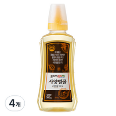 gomgom Gomgom規格蜂蜜, 4個, 500g