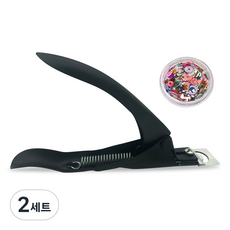 Nail Queen 長柄易握甲片剪 + 配件隨機出貨, 混色, 2套