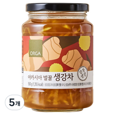 올가홀푸드 아카시아 벌꿀 생강차, 550g, 1개입, 5개