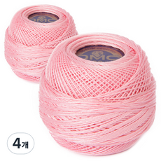 DMC 19號線 80編織刺繡蕾絲線, 605, 4個