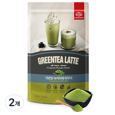 CAROMAN 綠茶拿鐵沖泡粉, 500g, 1包, 2包