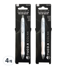 TUCO.B COLNK Dr. Grip 舒適自動鉛筆 白色, 0.5mm, 4個