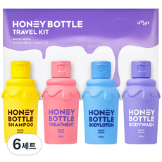 AyuAyu蜂蜜瓶旅行套組 白麝香香氛4件套, 6組