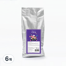 바스참 크림버블바스 거품 입욕제 라벤더 리필용, 1kg, 6개