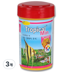 서울아쿠아리움 트로피칼 민 물고기 배합사료 소, 15g, 3개