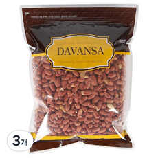 다반사 볶음땅콩, 1kg, 3개