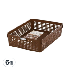 KEYWAY 聯府 實惠 030方格籃 UK-030, 顏色隨機, 6個