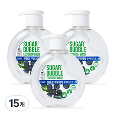 슈가버블 친환경 주방세제 블루베리 드롭, 470ml, 15개