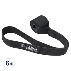 HEALINGSPORTS 도어앵커, 블랙, 6개