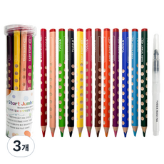 TUCO.B Easy Start JUMBO水彩色鉛筆, 3個, 12色