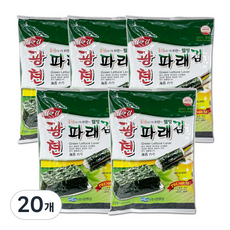 김앤김 광천 파래김, 25g, 20개