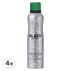 도루코 슬릭 모션 쉐이빙 폼, 210ml, 4개