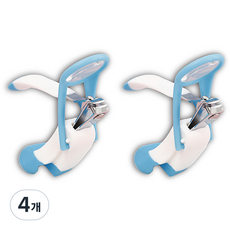 itgom 安心放大鏡嬰兒指甲剪, 藍色, 4個