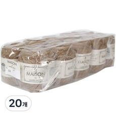 연일섬유 램스울 메종 뜨개실, 10멜란지브라운, 20개