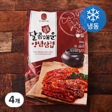 달구벌명가 달콤매운 양념삼겹 (냉동), 300g, 4개