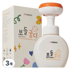 퍼즐리 유아용 보들궁디 저자극 알러지프리 엉덩이 전용 워시, 250ml, 3개