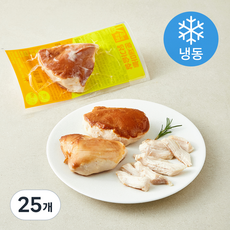 육식토끼 닭가슴살 훈제마늘 맛 (냉동), 100g, 25개, 1개입
