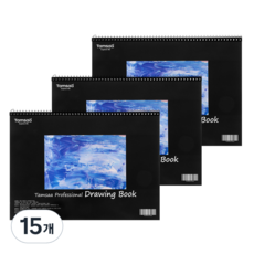 Tamsaa 專業用素描本 200g 3入, 8開, 20張, 15個
