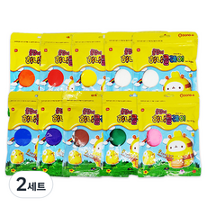 동아 몰랑이 허니클레이 50g, 2세트, 혼합 칼라