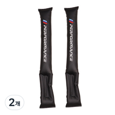 굿즈인홈 BMW M 퍼포먼스 시트 크랙 틈새 쿠션, 블랙, 2개