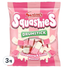 Swizzels Squash 雞腿造型軟糖 草莓口味 & 奶油香氣, 3個, 120g