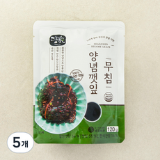 담가 양념깻잎무침, 5개, 120g