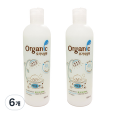 오가닉 화이트닝 애견샴푸, 500ml, 1개입, 6개
