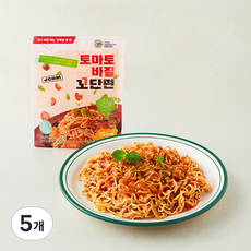 JCDM 토마토 바질 꼬단면, 140g, 5개