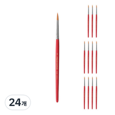 화홍 세필붓 320R, 3호, 24개