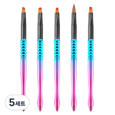 시크핏네일 전문가용 네일브러쉬 젤네일디자인 5종 세트 CFB001, 혼합색상, 5세트