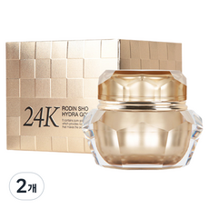 로댕 코리아나 24K 하이드라 골드 수분 보습 영양 크림, 2개, 50ml