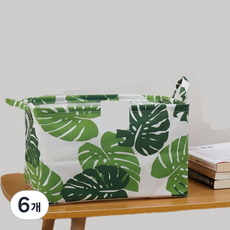 All High布質方形衣物書本化妝品收納籃, 12 龜葉 2, 6個