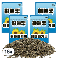 하늘펫 소동물 해바라기씨, 400g, 16개